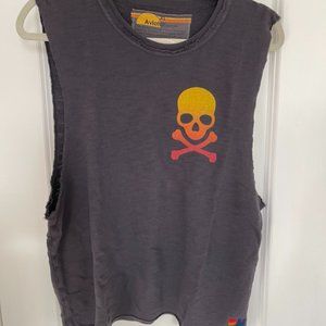 Soulcycle x Aviator Nation Muscle Tank - Dark Charcoal